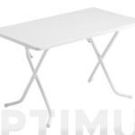 MESA RECTANGULAR PLEGABLE BLANCO