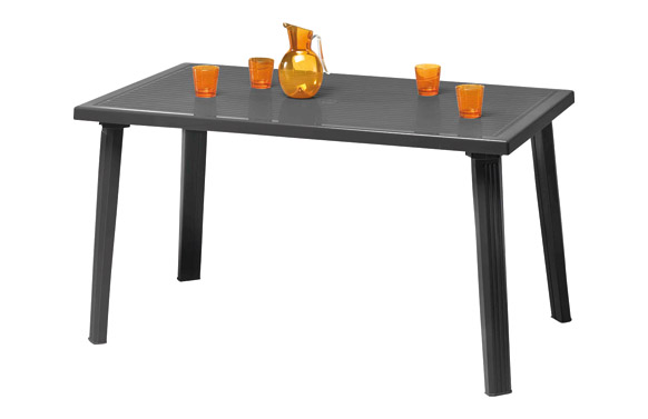 126_690324ff0326f MESA RESINA DOMINGO ANTRACITA - Imagen 1