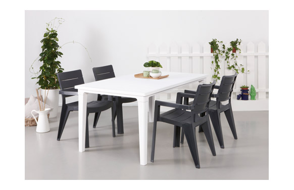 126_690325037fe46 MESA RESINA FUTURA BLANCO - Imagen 1