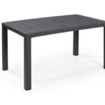 MESA RESINA JULIE GRAFITO