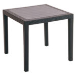 MESA RESINA RATAN ANTRACITA KING