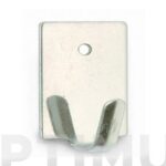 MINI COLGADOR ADHESIVO ACERO INOXIDABLE 4 UDS