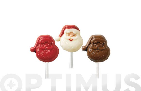126_690327a9216c4 MOLDE PIRULETAS SANTA CLAUS - Imagen 1