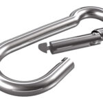 MOSQUETON ACERO BOMBERO 2UDS