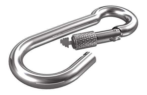 126_690328f205b36 MOSQUETON ACERO BOMBERO CON SEGURO (BL 2UNI) - Imagen 1