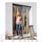 MOSQUITERA PARA PUERTA CORTINA MAGNETICA ANTRACITA