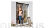 MOSQUITERA PARA PUERTA CORTINA MAGNETICA ANTRACITA