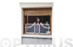 MOSQUITERA VENTANA EXTENSIBLE FIBRA VIDRIO BLANCA - Imagen 4