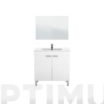 MUEBLE BAÑO 80 CM + ESPEJO LC1-80