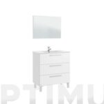 MUEBLE BAÑO 80CM + ESPEJO ATHENA