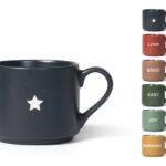 MUG NEW BONE CHINA COLOR/ESCRITURA