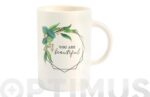 MUG NEW BONE CHINA HOJAS - Imagen 4