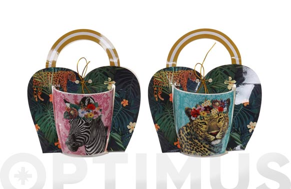 126_6904767a8ca12 MUG PORCELANA SET REGALO ANIMAL - Imagen 1