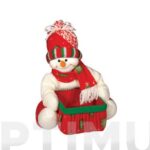 MUÑECO NIEVE CON CESTO