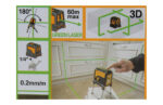 NIVEL LASER VERDE DE TRES LINEAS - Imagen 6