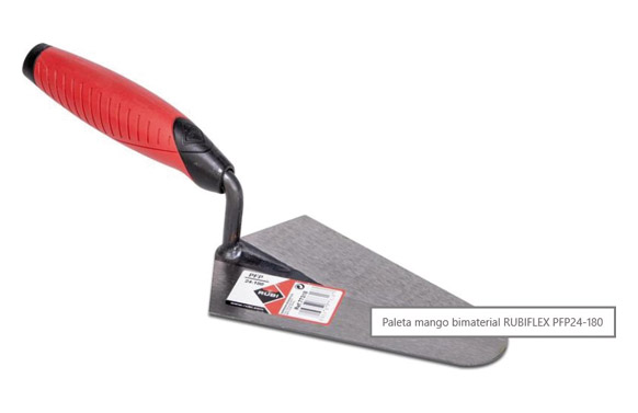 126_69047b248399b PALETA ALBAÑIL MANGO ERGONOMICO RUBIFLEX PFP23 - Imagen 1