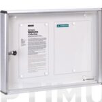 PANEL DE ANUNCIOS HORIZONTAL PLATA 2 HOJAS