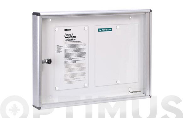 126_69050e551fd86 PANEL DE ANUNCIOS HORIZONTAL PLATA 2 HOJAS - Imagen 1