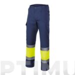 PANTALON ALTA VISIBILIDAD MARINO / AMARILLO FLUOR