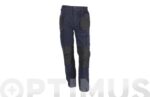 PANTALON ELASTICO 260 GR FLEX REFORZADO AZUL / NEGRO