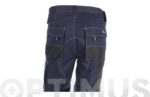 PANTALON ELASTICO 260 GR FLEX REFORZADO AZUL / NEGRO - Imagen 2