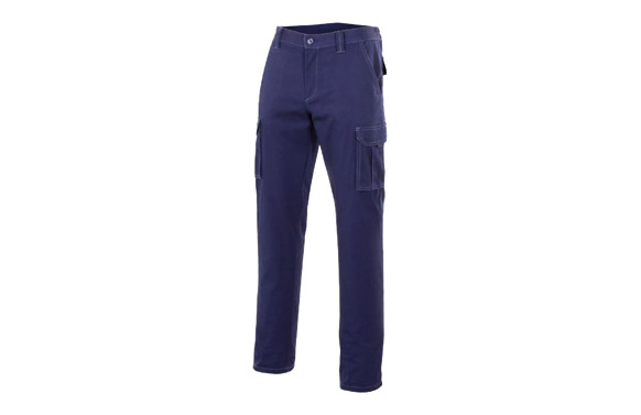 126_6905f2afef0e0 PANTALON POLIESTER / ALGODON 240 GR AZUL MARINO - Imagen 1