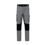 PANTALON POLIESTER / ALGODON 240 GR SOLID MATCH GRIS / NEGRO