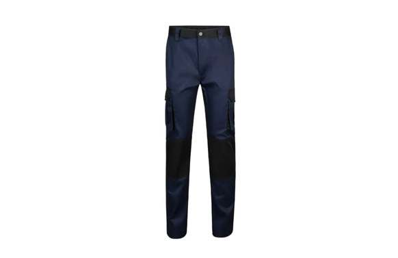 126_6905f2ee78662 PANTALON POLIESTER / ALGODON 240 GR SOLID MATCH NAVY / NEGRO - Imagen 1