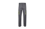 PANTALON STRETCH 240 GR FLUOR MATCH GRIS / AMARILLO