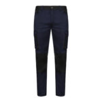 PANTALON STRETCH 240 GR SOLID MATCH NAVY / NEGRO