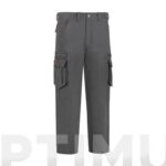 PANTALON STRETCH MULTICREMALLERAS GRIS