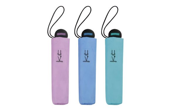 126_6905f40715083 PARAGUAS PLEGABLE MINI MANUAL (PROTECCION SOLAR) SURTIDO - Imagen 1