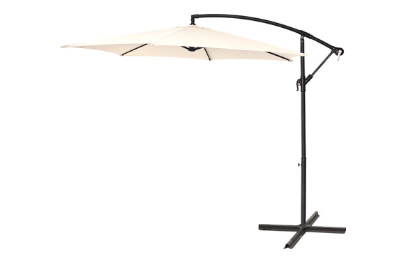 126_6905f40915d3a PARASOL ALUMINIO EXCENTRICO BEIGE - Imagen 1