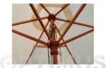 PARASOL MADERA CRUDO - Imagen 2