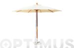 PARASOL MADERA CRUDO - Imagen 3