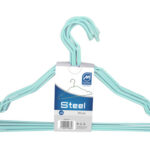 PERCHA ALAMBRE AZUL (6 UNIDADES)