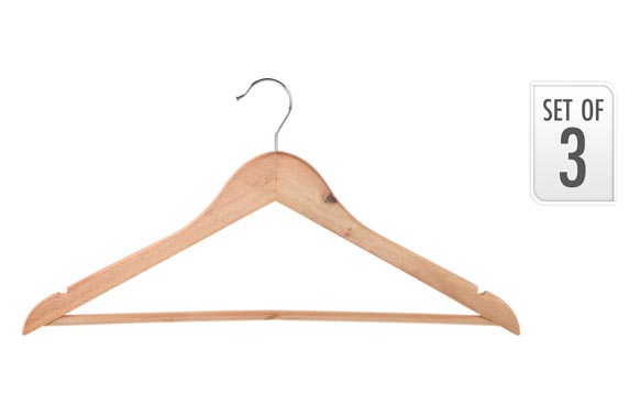 126_6905f65100bce PERCHA ARMARIO MADERA EUCALIPTUS 3 PIEZAS - Imagen 1