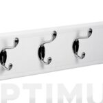 PERCHA PARED 4 GANCHOS PIEL