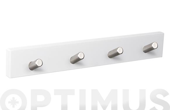 126_6905f69dd4c4a PERCHA PARED 4 POMOS INCLINADOS - Imagen 1