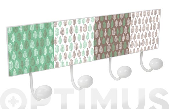 126_6905f69e81ae9 PERCHA PARED 4 POMOS METAL/PORCELANA - Imagen 1