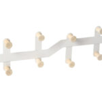 PERCHA PARED MADERA NATURAL 430 MM