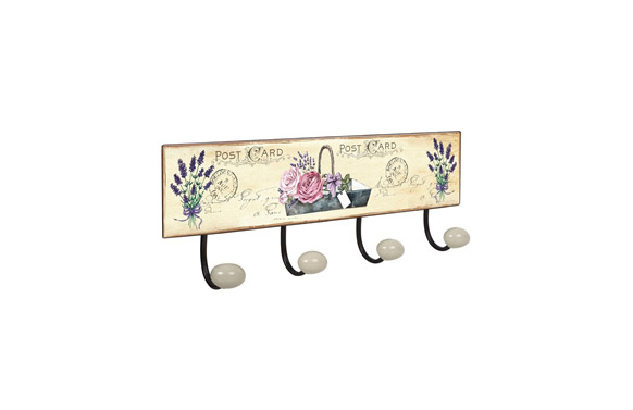 126_6905f6bf5e659 PERCHA PARED PORCELANA LAVANDA 2 - Imagen 1