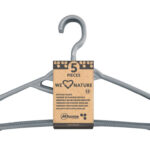 PERCHA PLASTICO RECICLADO SURTIDO (5 UNIDADES)