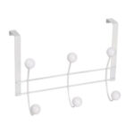 PERCHA SOBREPUERTA BLANCA