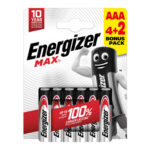 PILA ALCALINA MAX LR6 AAA PACK 4+2