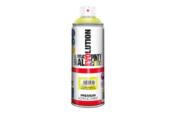126_690749f4a347e PINTURA SPRAY ACRILICA EVOLUTION FLUORESCENTE - Imagen 1
