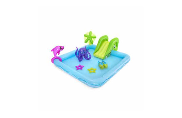 126_69074b8b7bd05 PISCINA ACUARIO CENTRO JUEGOS CON TOBOGAN - Imagen 1