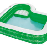 PISCINA INFANTIL HINCHABLE FORMA VERDE