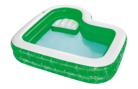 126_69074bb239b07 PISCINA INFANTIL HINCHABLE FORMA VERDE - Imagen 1