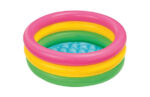 PISCINA INFANTIL HINCHABLE TRES AROS BEBE - Imagen 2